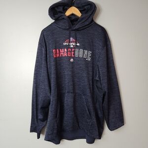 Boston Red Sox Damage Done 2018 World Series Majestic Hoodie Mens XXL sweatshirt